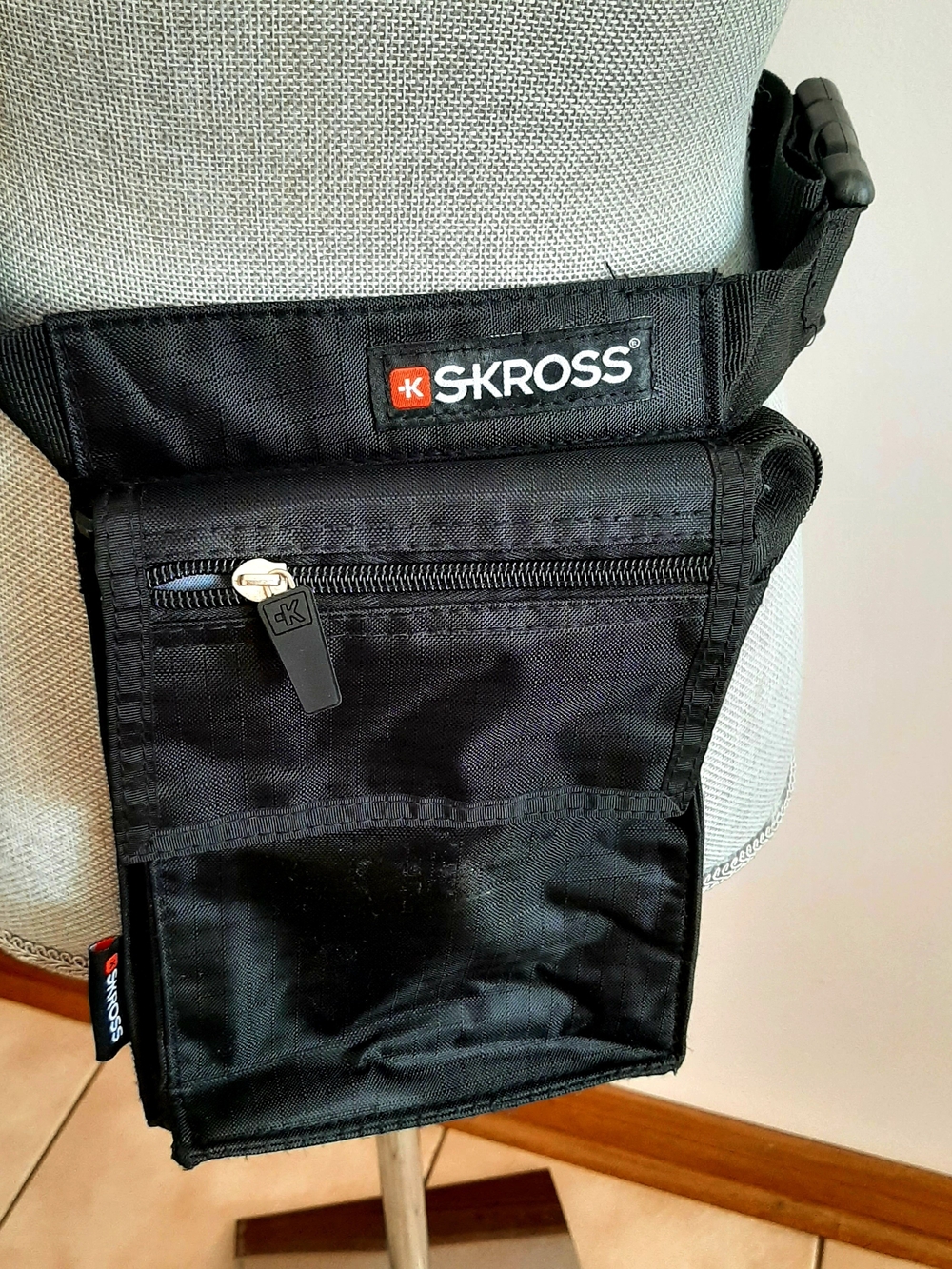 Black Travel Belt Fanny Bag